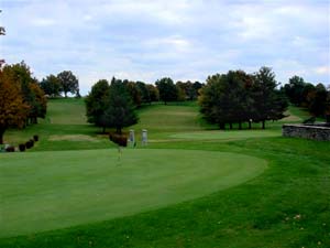 practice green at Winchester Country Club